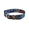 Marvel Comics Evcil Hayvan Yaka, Köpek Tasması Plastik Toka, Avengers Thor Hammer Aksiyon Poz Galaxy Blues Beyaz, 50 ila 70 cm Genişlik