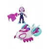 Marvel Spidey And His Amazing Friends Hayalet-Spider Copter Aksiyon Figürü ve Oyuncak Aracı
