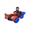 Marvel Spidey And His Amazing Friends Miles spin Morales Techno-Racer Aksiyon Figürü ve Oyuncak Aracı