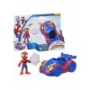 Marvel Spidey And His Amazing Friends Spidey Web Crawler Aksiyon Figürü ve Oyuncak Araba