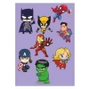 Marvel ve DC Süper Kahraman Temalı Sticker Seti, Eğlenceli Tasarımlar