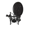 Masa Mikrofon Standı + Pop Filtre ve Shock Mount Seti