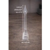 Masaüstü için Şeffaf Akrilik Saat ve Takı Sergileme Standı (12 x 7,5 cm)