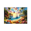 Masmavi Hayaller Temalı 260 Parça Puzzle, Eğlenceli Sanat Etkinliği