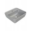 Mat Gri One 46X42 Lavabo (Batarya Delikli)