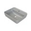 Mat Gri One 55X45 cm Lavabo (Batarya Delikli)