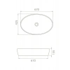 Mat Gri One 67 cm Lavabo (B.deliksiz)
