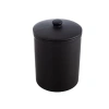 Mat Siyah Seramik Çöp Kovası - 3 Lt