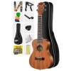 Maun Ağaçlı Konser Ukulele Seti (Softcase, Capo, Nota ve Daha Fazlası)
