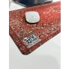 Mavi Halı Desen Baskılı Mouse Pad - Kaymaz ve Bilek Destekli
