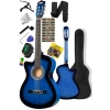 Mavi Klasik Gitar Seti - 4/4 Kesik Kasa