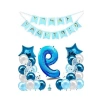 Mavi Renk Yaş Balon Set, 9