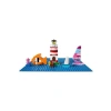 Mavi Zemin Plakası - Lego Uyumlu Yapı Blok Platformu 25x25 cm