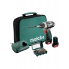 Metabo PowerMaxx BS + BITBOX 12 Volt Akülü Matkap-Tornavida + Bits Uç Seti - 600079510 (2x 2.0 Ah Lityum-Ion Akü ve Şarj Cihazı dahil)