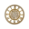 Metal Görünümlü Otantik Duvar Saati - 50x50x8 cm