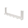 Metal Kapı Askısı - 6 Kancalı, Beyaz