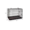 Metal Kedi ve Köpek Kafesi, 77x47x55 cm