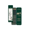 Metal Kutuda 6lı Dereceli Kurşun Kalem Seti, Dayanıklı Uç