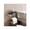 Metal Tuvalet Kağıtlığı - Raflı Tasarım, Paslanmaz