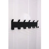 Metal Yapışkanlı Banyo Askılığı, Siyah Amerikan Kapı Arkası
