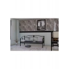 Metalia Delux Ferforje Sofa Sedir Siyah (Minderli)