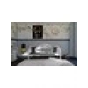 Metalia Delux Sofa Sedir Beyaz (Minderli)