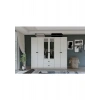 Metalia Gm 036 Lüx 6 Kapı 2 Çekmeceli Düğme Kulplu Aynalı Gardırop