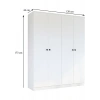Metalia Gm 052 4 Kapılı Düğme Kulplu Gardrop