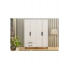Metalia Gm 070-A Novado Siyah Kulplu Ayaklı Gardırop