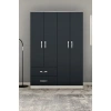 Metalia Gm 074 Novay 4 Kapılı 2 Çekmeceli Gardrop