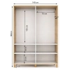 Metalia Gm 1004 4 Kapaklı Ayaklı Bohem Gardırop