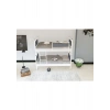 Metalia Gm 128 Star Ahşap Metal Ranza Beyaz-Antrasit Gri