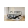 Metalia Gm 212 Vintage Çift Kişilik Metal Karyola Siyah 150X200