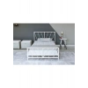 Metalia Gm 228 Gözde Beyaz Tek Kişilik Karyola 90X190