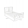Metalia Gm 228 Gözde Si̇yah Tek Ki̇şi̇li̇k Karyola 90X190 cm
