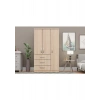 Metalia Gm 302-S Ece Lüx 3 Kapı 3 Çekmeceli Sonomo Gardırop