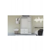 Metalia Gm 854 Home 3 Kapılı 2 Çekmeceli Düğme Kulplu Gardırop