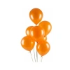 Metalik Turuncu 30 cm Balon, 10lu Paket