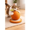Meyve Temalı Kedi Tırmalama Oyuncağı, 23 cm Doğal Jüt Halat