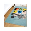Mickey Mouse Baskılı Polyester Halı, Çok Renkli, 80x120 cm