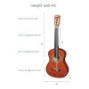 Midex CG-36BRW-PAK Kaliteli 36 İnç 3/4 Juniur Çocuk Gitarı 8-12 Yaş Arası (Tuner Çanta Capo Askı Nota Sticker Pena Metod)