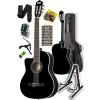 Midex MGX-100BK-ST Üst Seviye Klasik Gitar 4/4 Sap Ayarlı (Çanta Stand Tuner Capo Askı Metod Pena)
