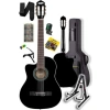 Midex MGX-100BK-ST Üst Seviye Klasik Gitar 4/4 Sap Ayarlı (Çanta Stand Tuner Capo Askı Metod Pena)