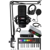 Midex Midi Paket-2 Stüdyo Ekipmanları Seti Ses Kartı Midi Klavye Mikrofon Kulaklık