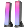 Mikado MD-183 2.0 3W*2 Bluetooth Siyah Rgb Aydınlatmalı USB + 3.5mm USB 5V Speaker Hoparlör