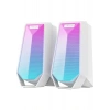 Mikado MD-188 2.0 5W*2 Bluetooth Beyaz RGB Aydınlatmalı + USB Kablo USB 5V Speaker Hoparlör