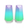 Mikado MD-188 2.0 5W*2 Bluetooth Beyaz RGB Aydınlatmalı + USB Kablo USB 5V Speaker Hoparlör