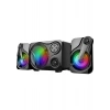 Mikado MD-BT28 5W+3W×2 Siyah LED Işıklı Speaker