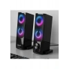 Mikado MD-S102 2.0 3Wx2CH RGB Ledli Siyah USB Soundbar Speaker Hoparlör