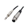 Mikrofon Ara Kablo, 5 Metre Uzunluk, 6.3mm ve XLR Bağlantı